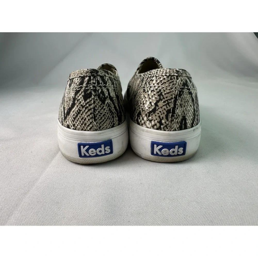 Keds Double Decker Slip-On‎ Women's Sneakers Snake Print WF63682 Size 6.5 EUC